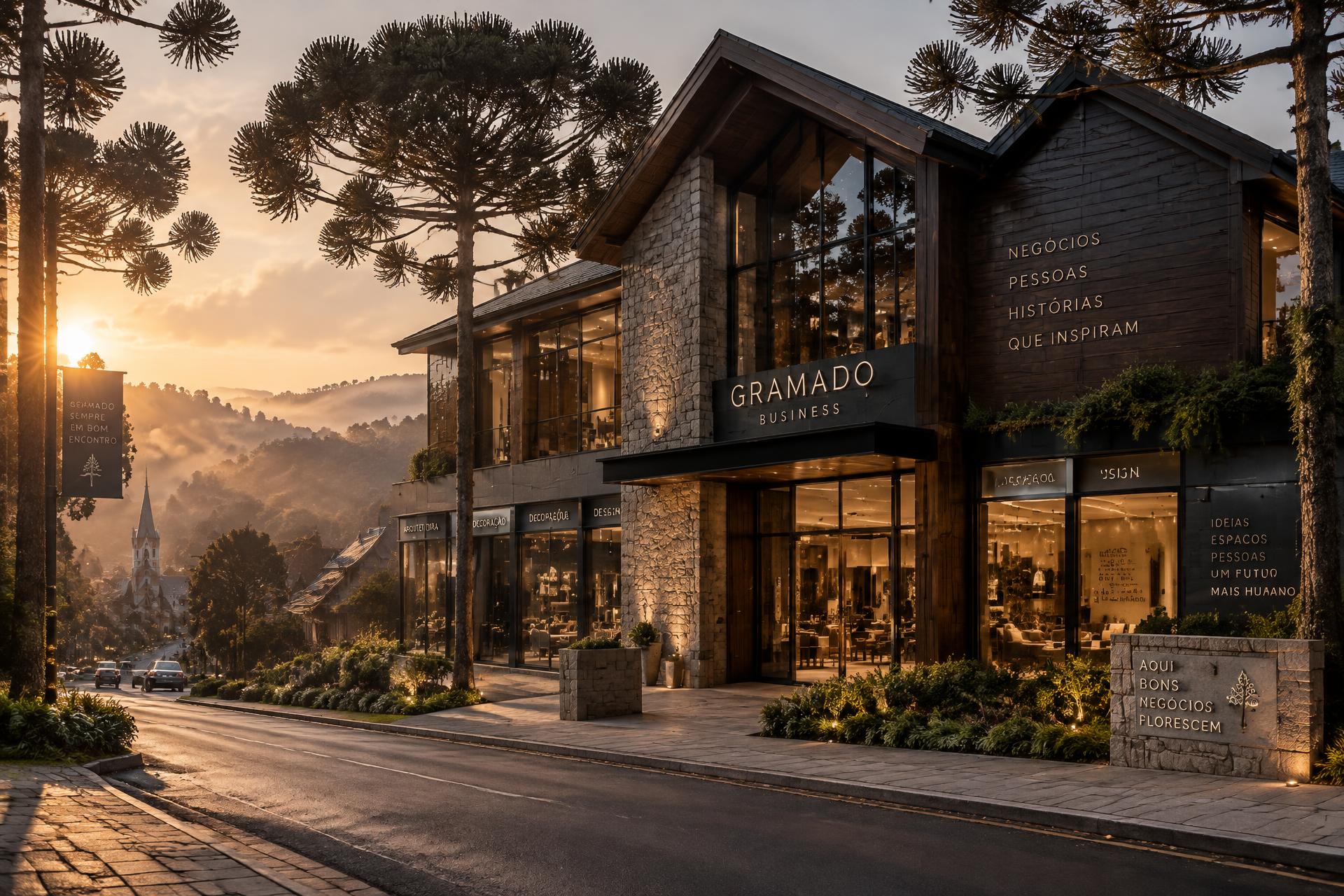 Arquitetura comercial contemporânea na serra gaúcha